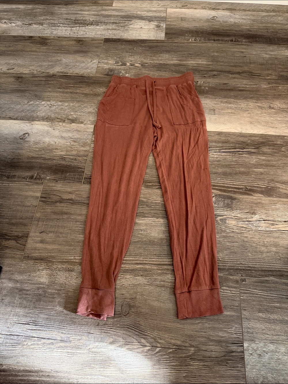 Kids' Casual Bottoms in Rust Brown - M (8-10)
